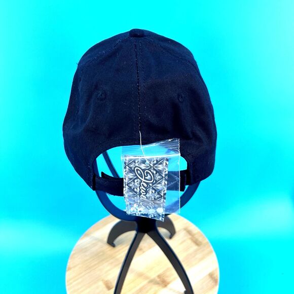 BLACK RHINESTONE CROSS FASHION BASEBALL CAP - Picture 5 of 10